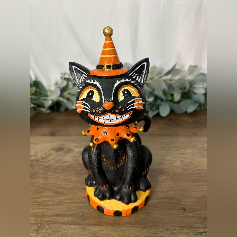 Johanna Parker INSPIRED Halloween Kitty Figurine